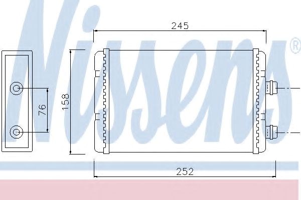 Теплообмінник 71451 NISSENS