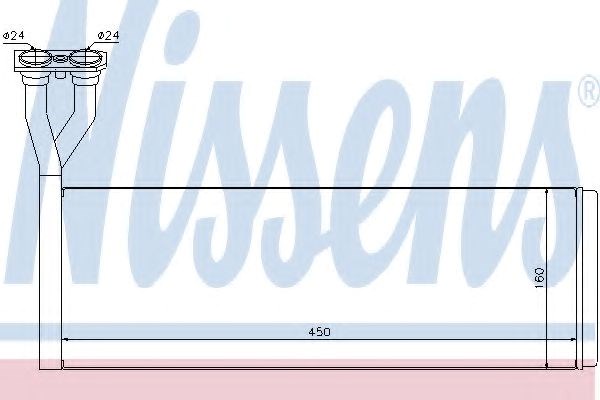 Теплообмінник 75005 NISSENS