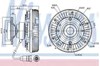 Муфта вязкостная системи охолодження 86028 NISSENS