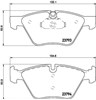 Колодки передні 8DB355015031 HELLA