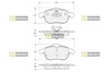 Колодки гальмівні передні, дискові BDS318 STARLINE