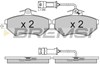 Колодки передні BP2643 BREMSI