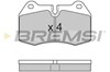Колодки гальмівні передні, дискові BP2660 BREMSI