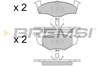 Колодки передні BP2682 BREMSI