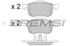 Колодки передні BP2842 BREMSI