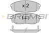 Колодки передні BP3116 BREMSI