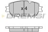 Колодки передні BP3126 BREMSI