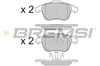 Колодки гальмівні передні, дискові BP3330 BREMSI