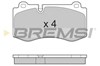 Колодки гальмівні передні, дискові BP3362 BREMSI