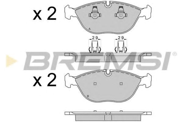 Дискові гальма BP3571 BREMSI