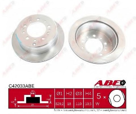 Дискові гальма C42033ABE ABE