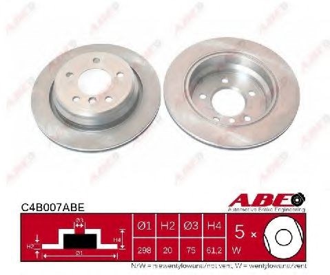 Дискові гальма C4B007ABE ABE