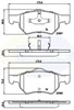 Колодки гальмівні передні, дискові CBP02222 COMLINE
