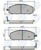 Колодки гальмівні передні, дискові CBP3777 COMLINE