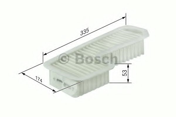Bosch  toyota фільтр повітря rav 4,lexus is F 026 400 158