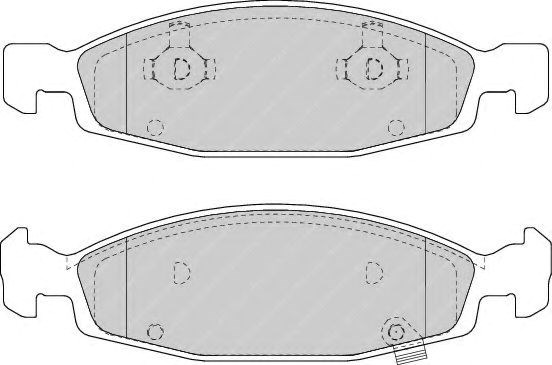 Дискові гальма FDB1523 FERODO