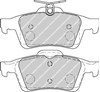 Комплект задніх колодок FDB1931 FERODO