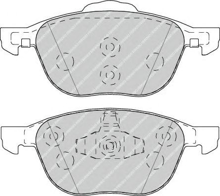 Тормозні колодки FDB4319 FERODO
