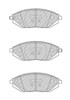 Колодки передні FDB4669 FERODO