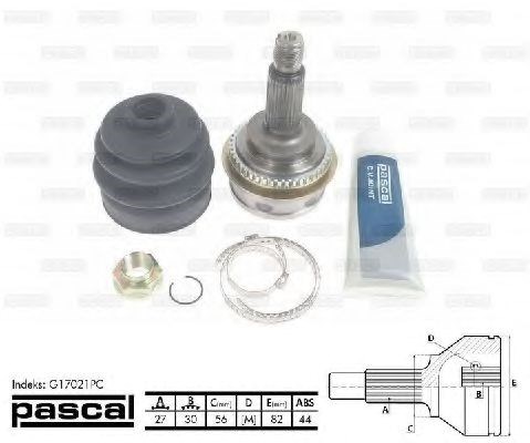 Граната зовнішня G17021PC PASCAL