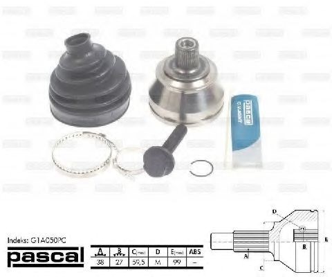 Граната зовнішня G1A050PC PASCAL