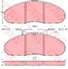 Колодки гальмівні передні, дискові GDB1077 TRW