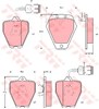 Колодки передні GDB1162 TRW