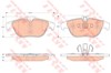 Колодки гальмівні задні, дискові GDB2051 TRW