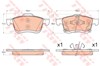 Колодки гальмівні дискові комплект GDB2060 TRW