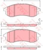 Колодки передні GDB3380 TRW