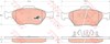 Колодки гальмівні дискові комплект GDB3457 TRW