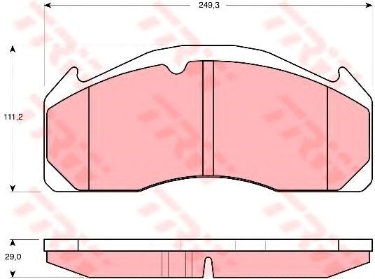 Дискові гальма GDB5085 TRW