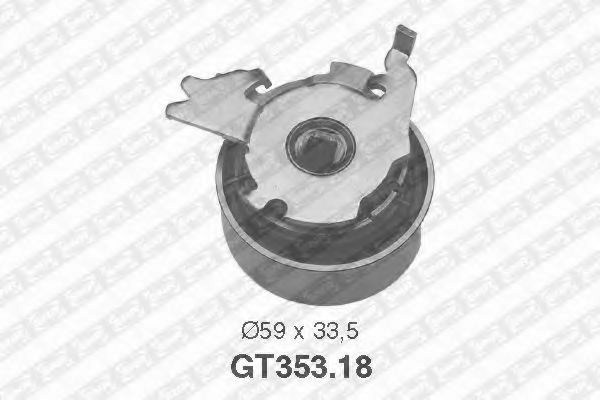 Gt353.18  ntn-snr - натяжний ролик ременя грм GT353.18