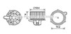 Двигун вентилятора пічки (обігрівача салону) HY8348 AVA