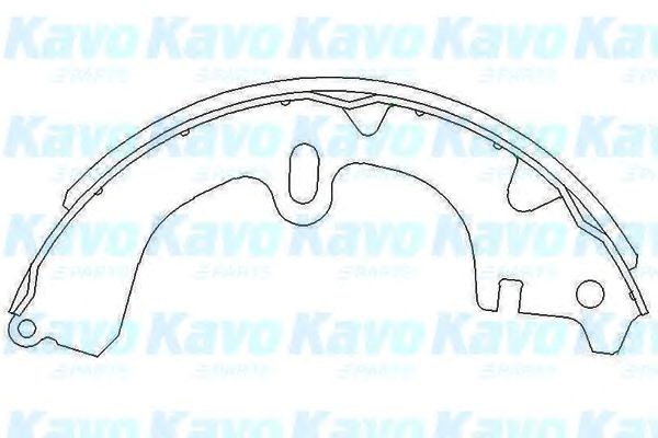 Гальма робочі задні ножні і гальмівні барабани KBS9914 KAVO PARTS