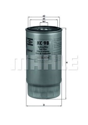 Eff093 comline фільтр палива (аналог wf8270) KC 98