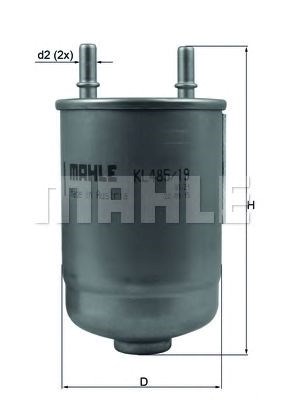 Фільтр паливний KL48519D MAHLE