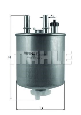 Фільтр паливний KL834 MAHLE