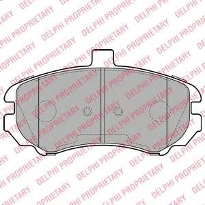 Тормозні колодки LP2150 DELPHI