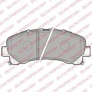 Колодки передні LP2229 DELPHI