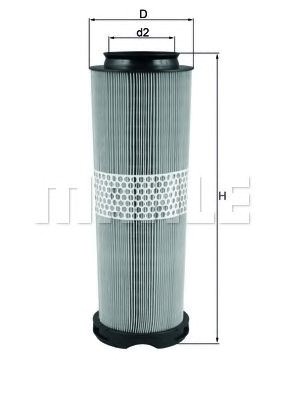Knecht фільтр повітряний mb c-class (w203) 2.0-2.2cdi 00-07 LX 1020