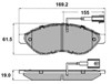 Колодки передні NP2285 NATIONAL