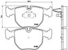 Колодки гальмівні дискові комплект P06021 BREMBO