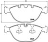 Колодки гальмівні передні, дискові P06028 BREMBO