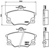 Колодки передні P23017 BREMBO