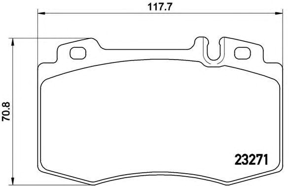 Дискові гальма P50041 BREMBO