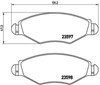 Колодки гальмівні дискові комплект P61063 BREMBO