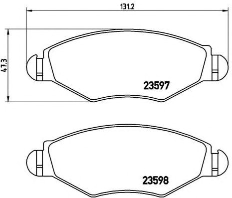 Дискові гальма P61063 BREMBO