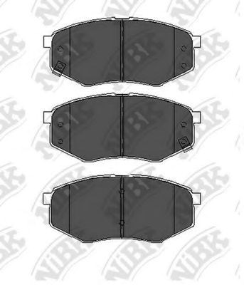 Тормозні колодки PN0704 NIBK