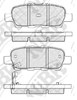 Комплект задніх колодок PN2466 NIBK